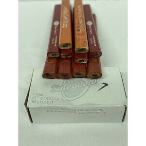 Wooden Carpenter Pencil Flat Vintage Lot 10 Variety Construction Pencils Bulk